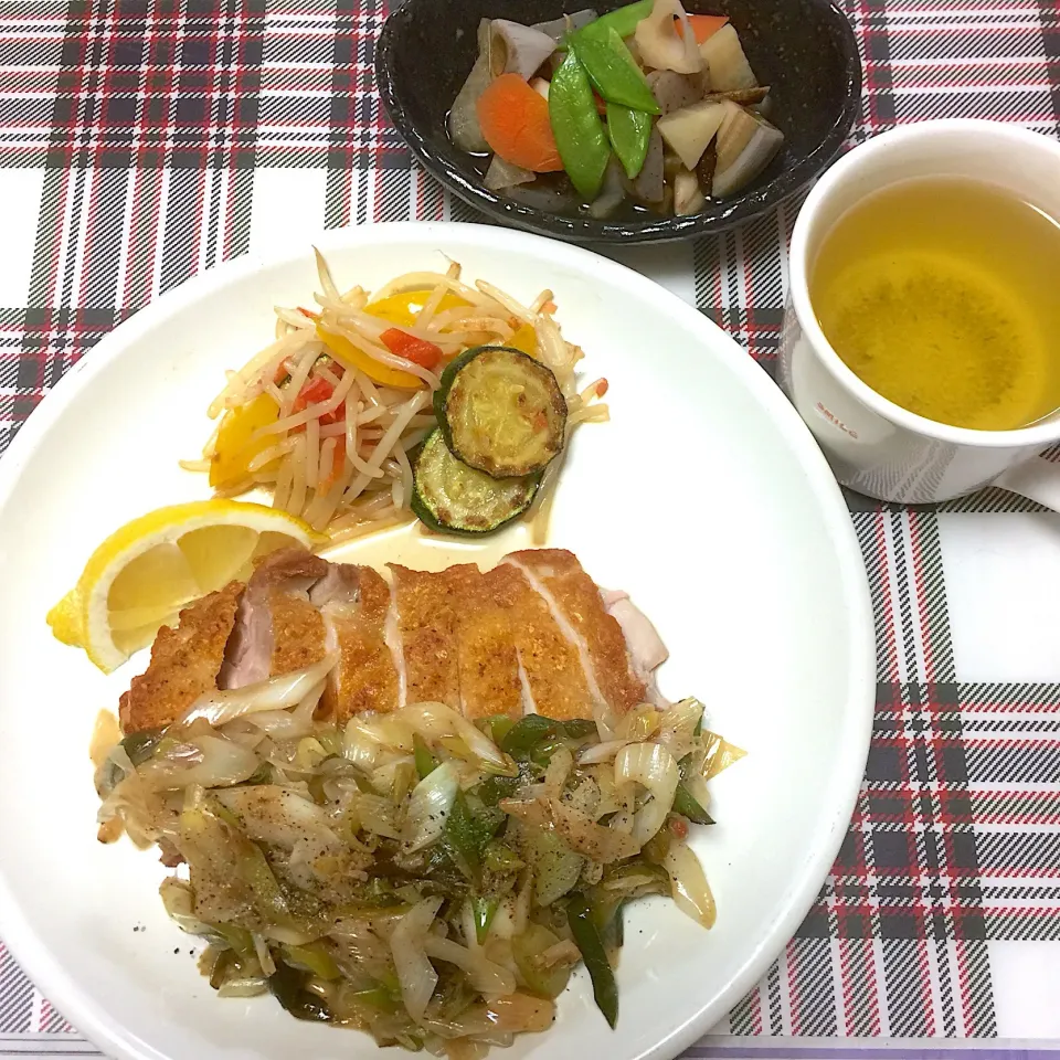 ねぎ塩レモンチキンと根菜の煮物|まみっこさん