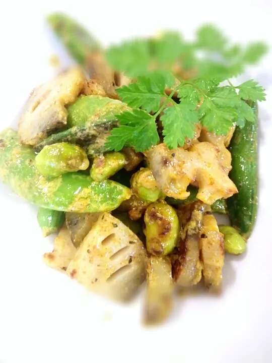 蓮根の温かいサラダ|宿六さん