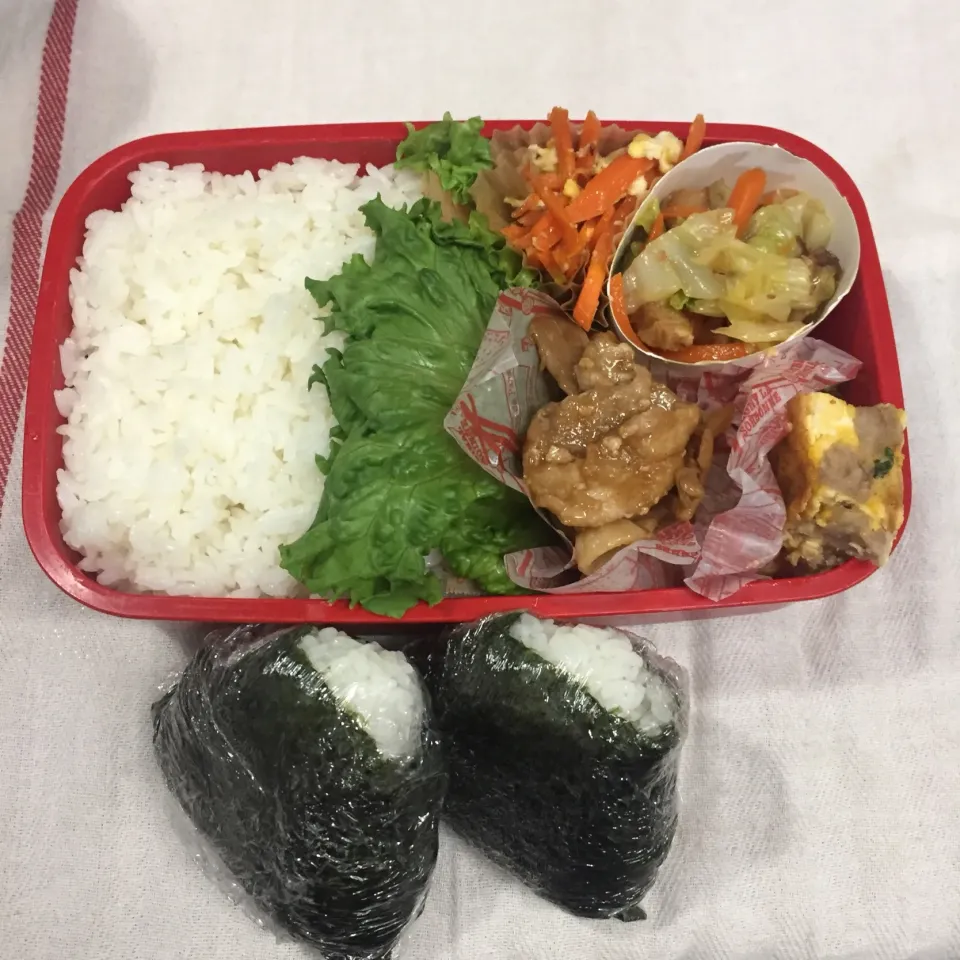 Snapdishの料理写真:男子高校生弁当No.556・今日も感謝弁当|mickyさん