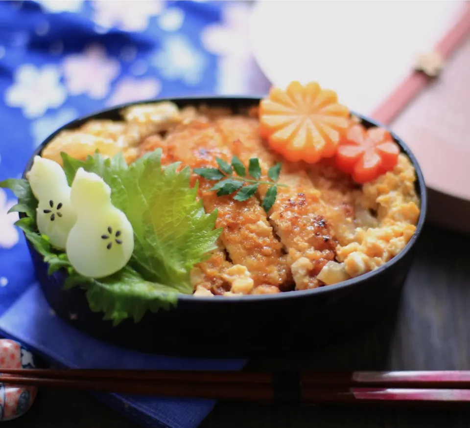 かつ丼弁当|ゆいか＊さくママさん