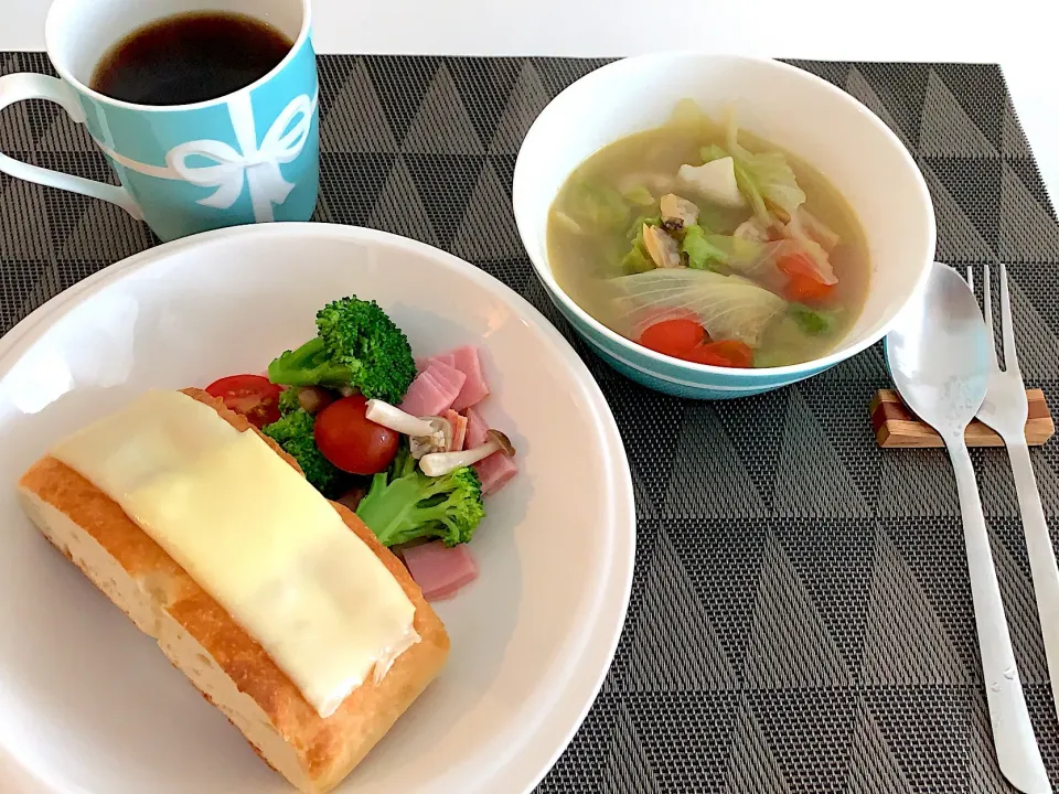 Snapdishの料理写真:朝ご飯(^^)|aki.yoさん