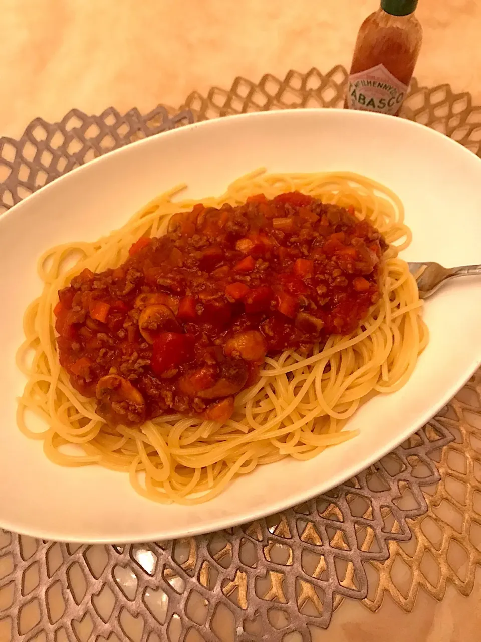 ゴロゴロミートソースパスタ|ぷわこさん