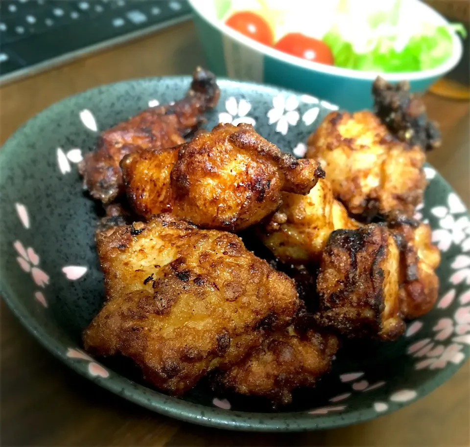 鶏胸肉の唐揚げ。ちょっと黒くなっちゃった、、、|Tomokoさん