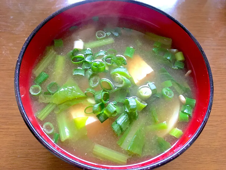 かぶと木綿豆腐の味噌汁|織衣（おかま）さん