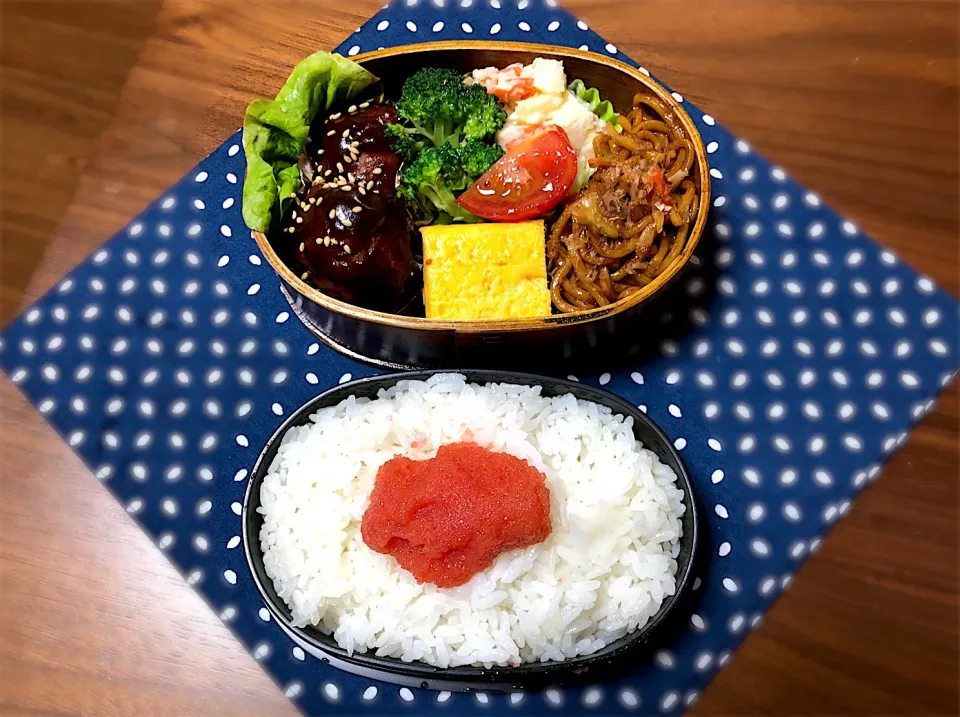 Snapdishの料理写真:旦那さん弁当
 #わっぱ弁当|Hana☆Rさん