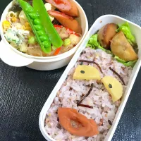 Snapdishの料理写真:お弁当〜〜🍱 旦那🍱|まんぞーさん