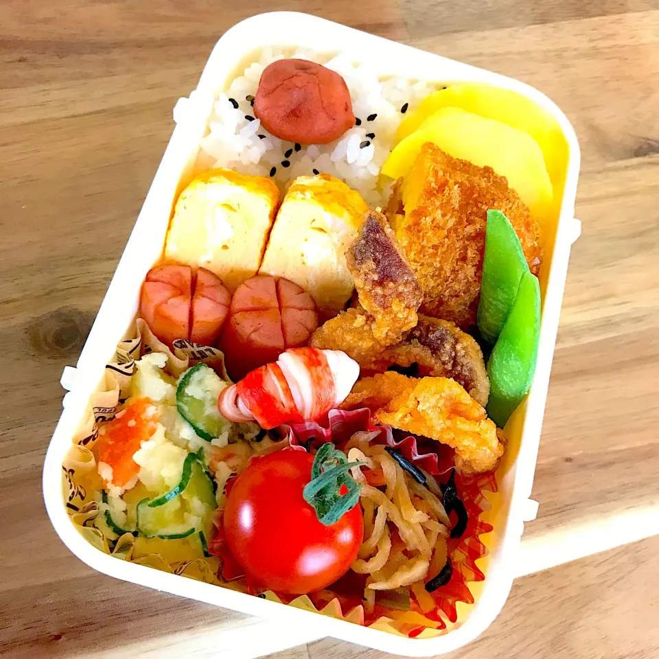 Snapdishの料理写真:自分弁当🍙|ちぃさん