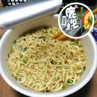 Snapdishの料理写真:マルタイ「焦がしねぎ入り鹿児島とんこつラーメン」|dune725さん