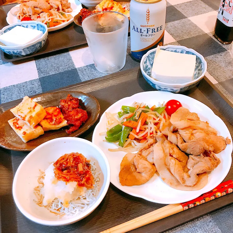 Snapdishの料理写真:生姜焼き定食|haruyokoさん