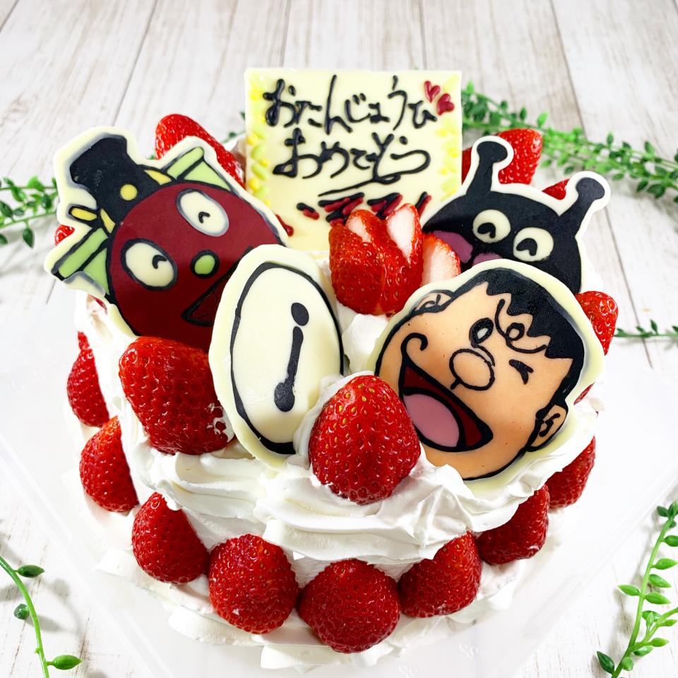 お誕生日キャラチョコケーキ ジャイアン バイキンマン Slマン ベイマックスキャラチョコキャラチョコケーキキャラチョコプレート みんなのあねご Snapdish スナップディッシュ Id Zkdjba