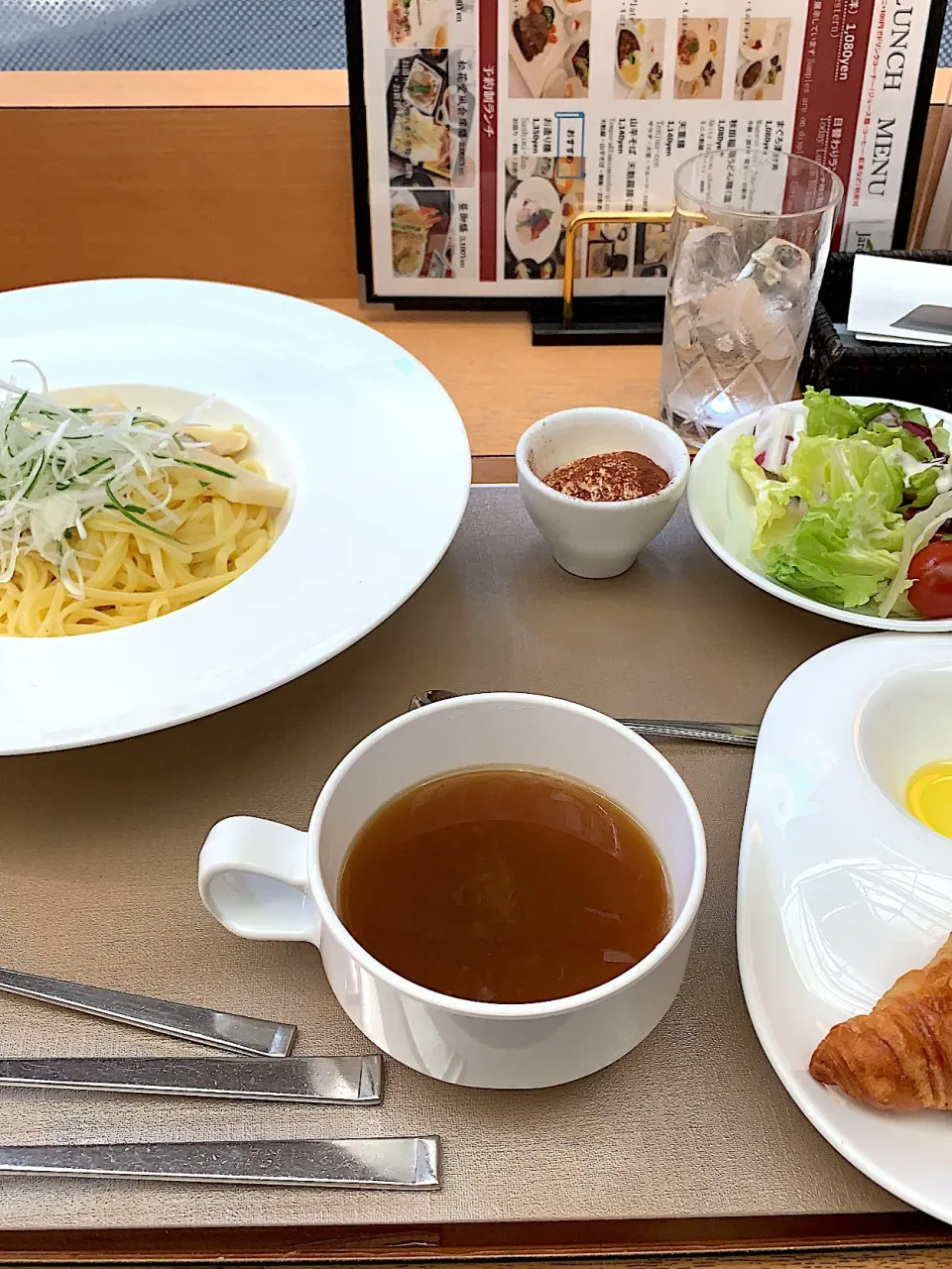 パスタランチ（アサリと筍のペペロンチーノ|山内博之さん