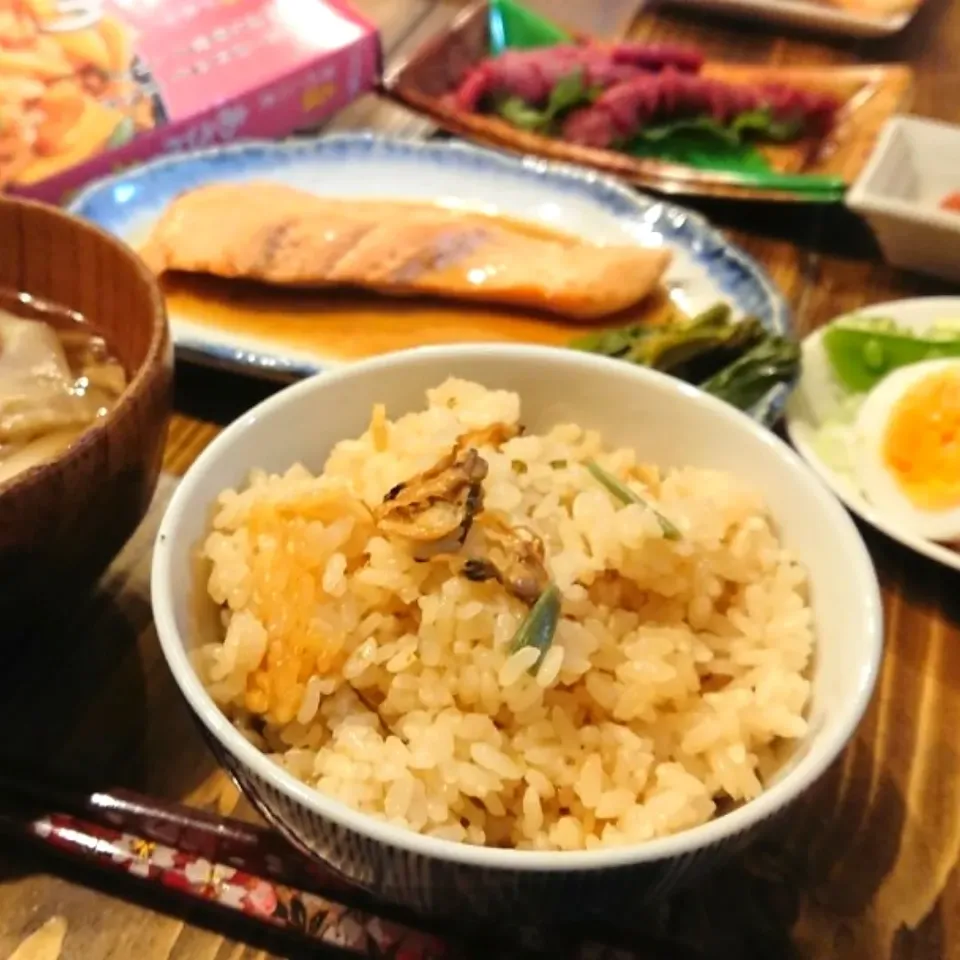 ヤマモリあさり釜飯の夕食|ankoさん