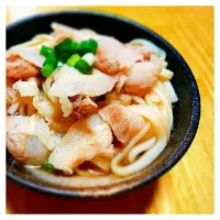 パパっと肉うどん。|通乃さん