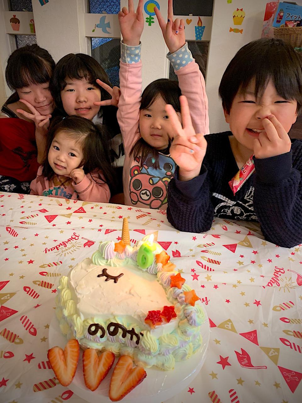 手作り ユニコーンケーキ 三女のお誕生日キャラ デコ ケーキ バースデーケーキ Mari もも Snapdish スナップディッシュ Id Inx5qa