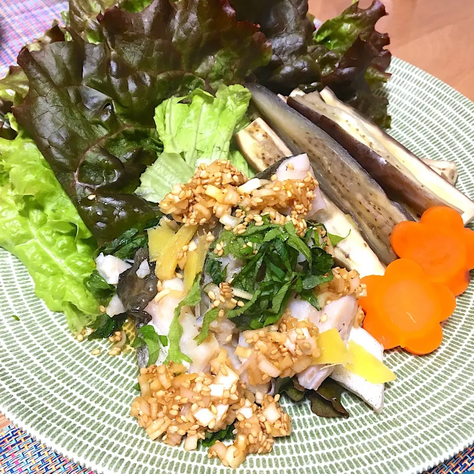 鱈と野菜の蒸し煮🍴中華香味ダレ|あきころさん