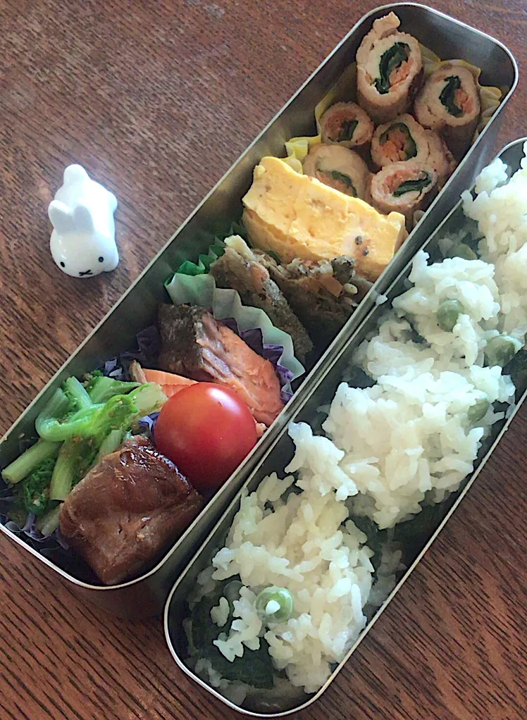 ランチ #お弁当  #お弁当記録  #肉巻き|小松菜さん