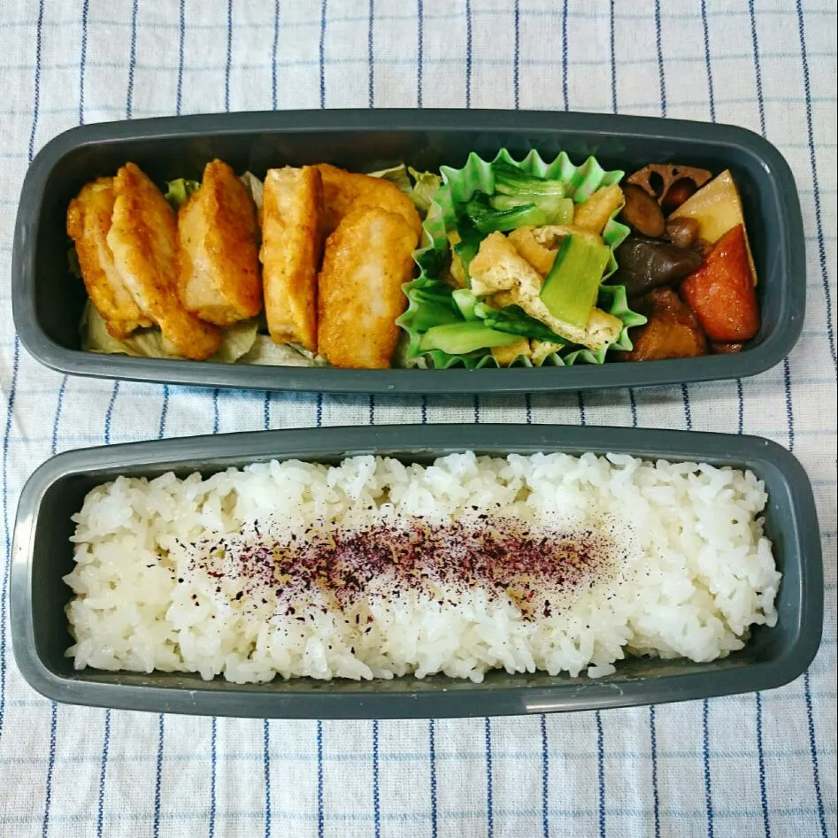 サラダチキンのピカタ弁当|jun(・x・)さん