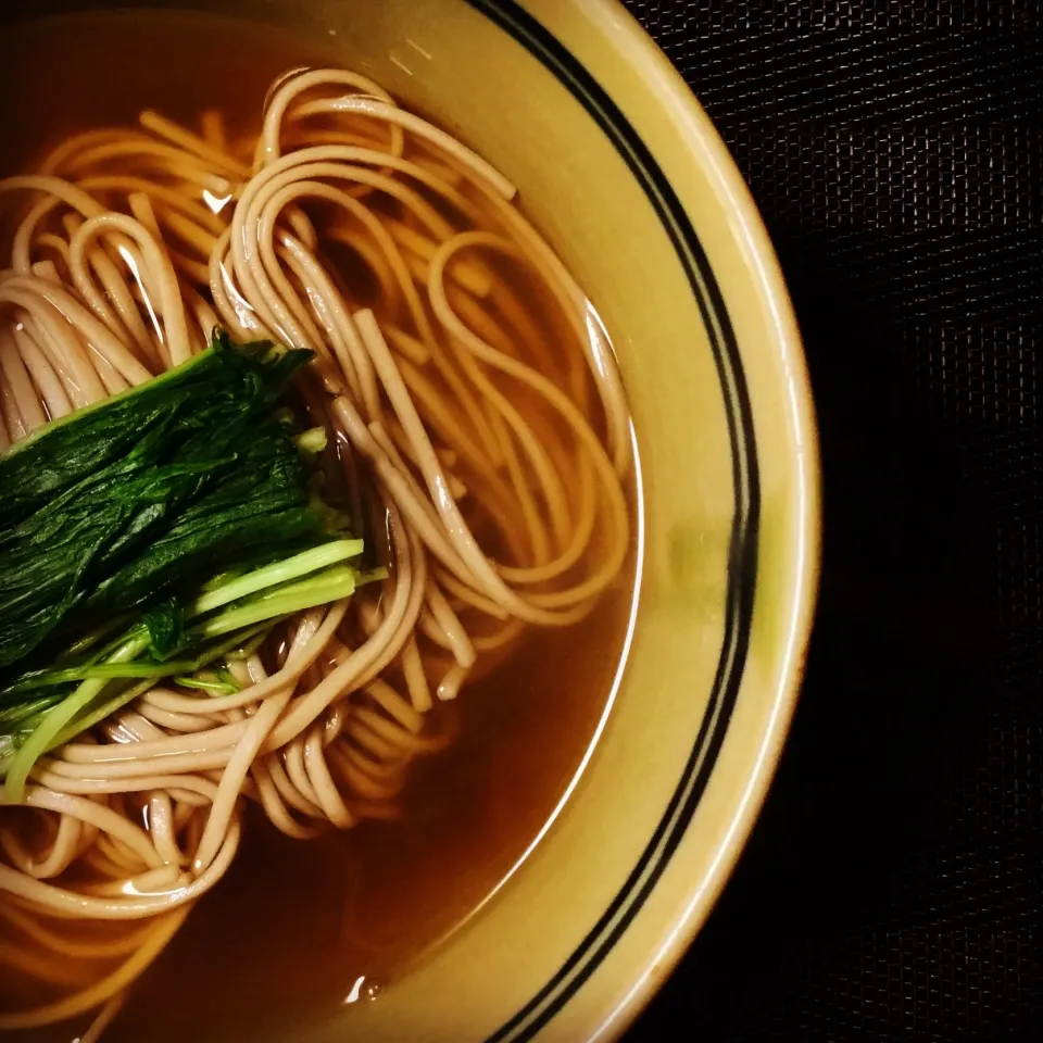 自家製壬生菜漬けのせかけそば 十割蕎麦 #料理研究家指宿さゆり|【公式】料理研究家　指宿さゆり≫ｽﾀｼﾞｵ（ｽﾀｯﾌ運営）さん