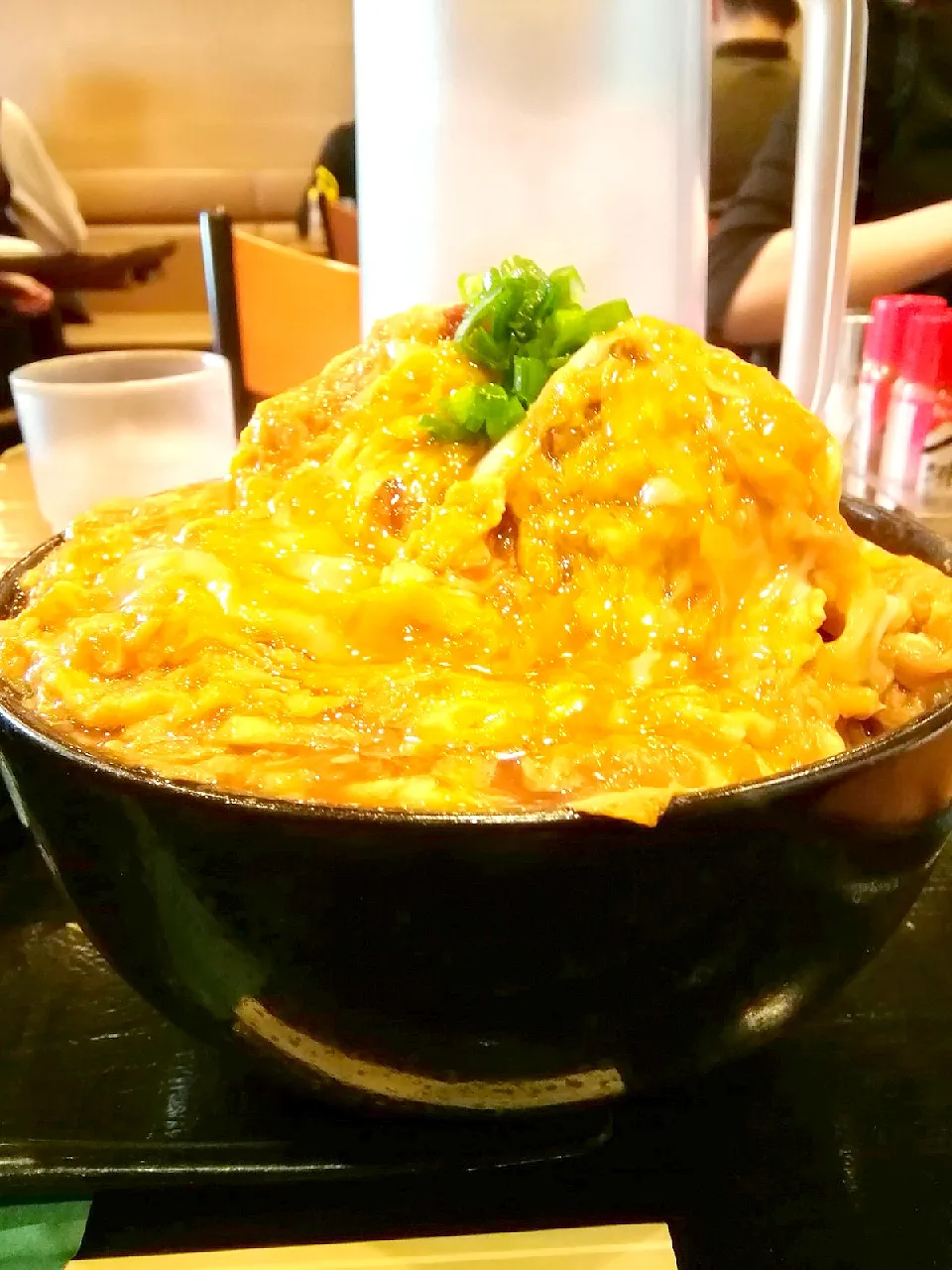 Snapdishの料理写真:日本橋ポミエのカツ丼、唐揚げ乗せ|こうさん