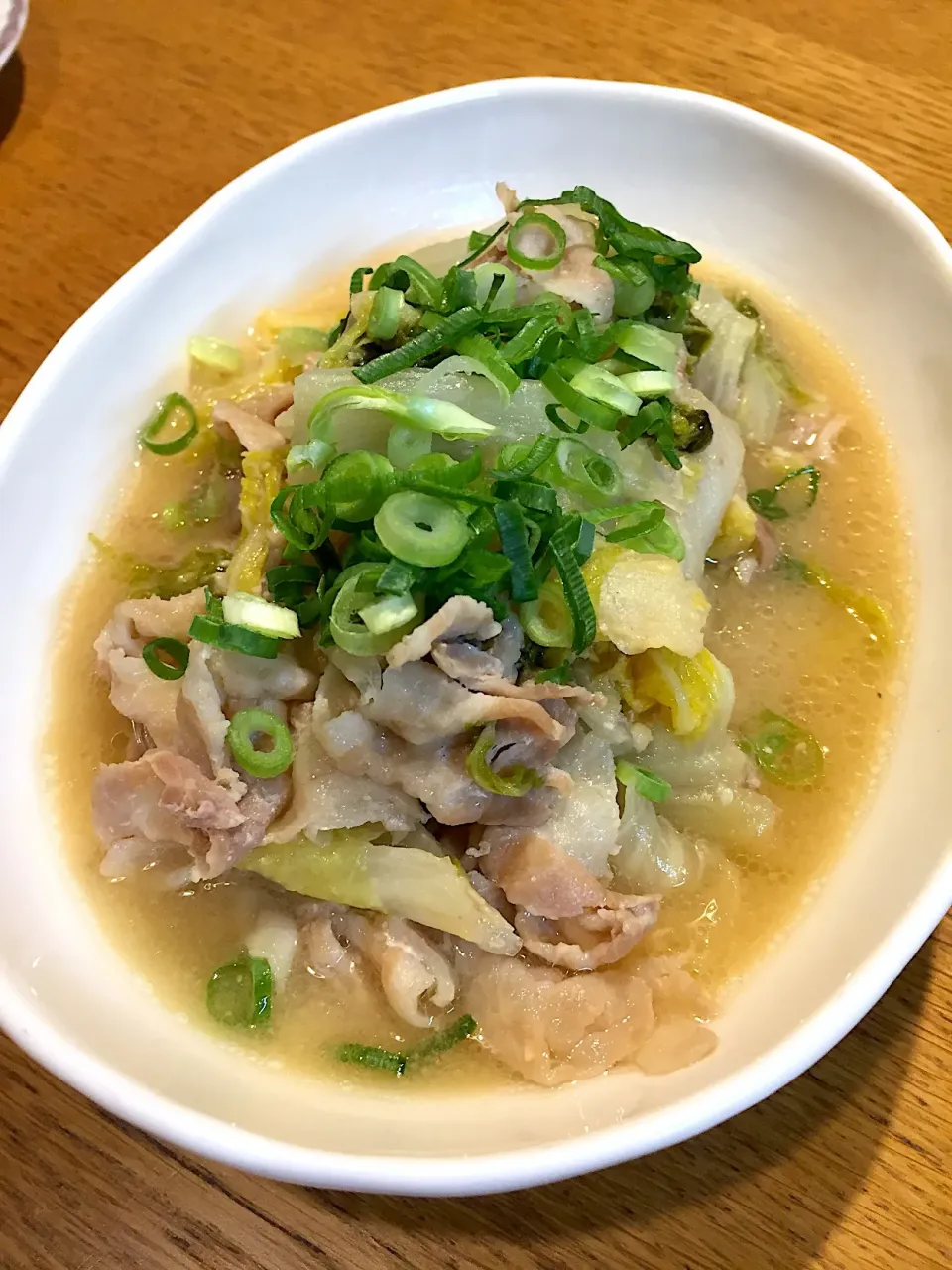 白菜と豚バラのとろとろ味噌煮|まつださんさん