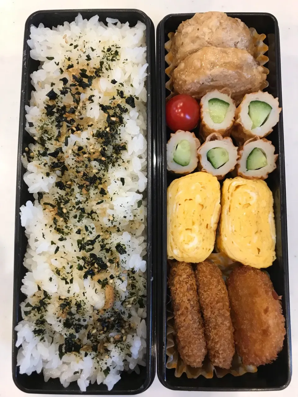 Snapdishの料理写真:2019.4.15 (月) 旦那様のお弁当🍱|あっきーよさん