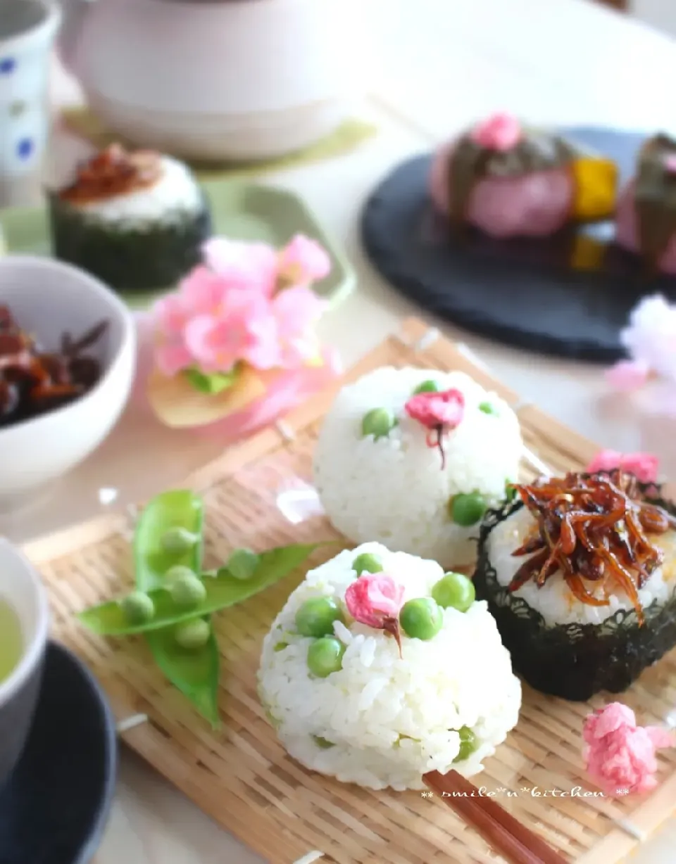 Snapdishの料理写真:春の食卓🌸豆ご飯&くぎ煮|るんるんママsmile*N*kitchenさん