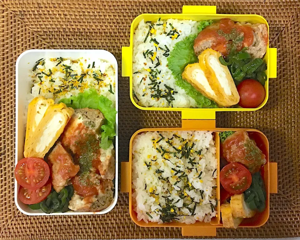 #中学女子弁当  #父ちゃん弁当 #チーズハンバーグ|よちこさん