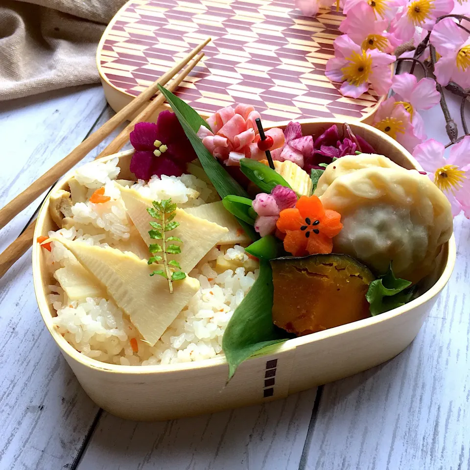 筍ご飯のお弁当|yukino_72さん