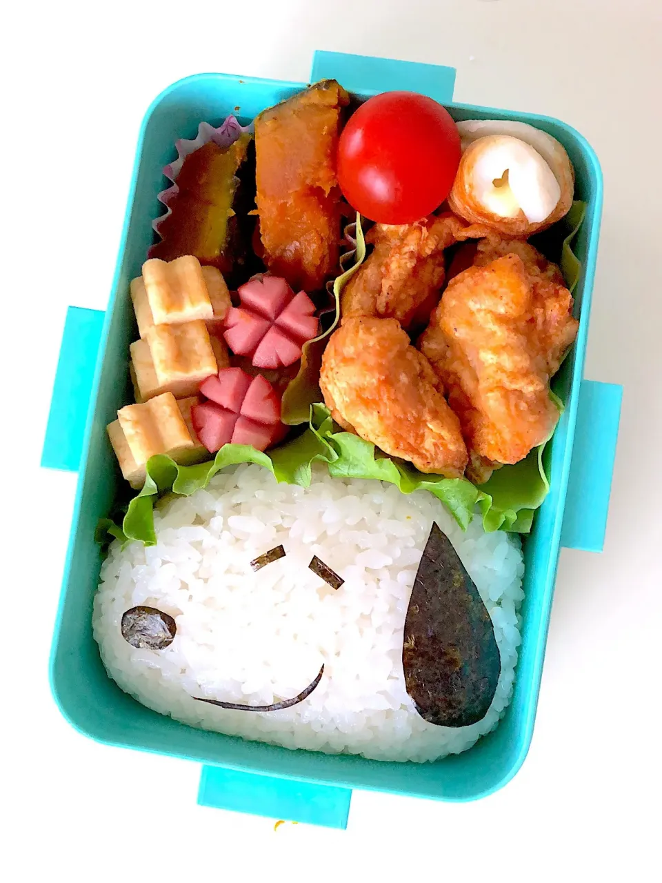 Snapdishの料理写真:スヌーピーおにぎり弁当♪|ikumonさん