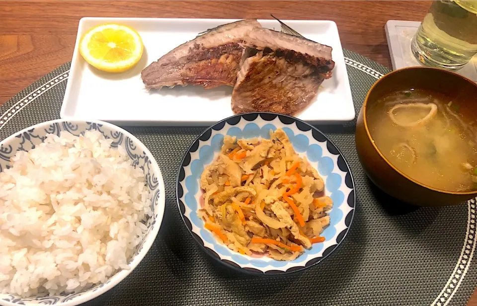 Snapdishの料理写真:#塩鯖レモン|zoemocさん