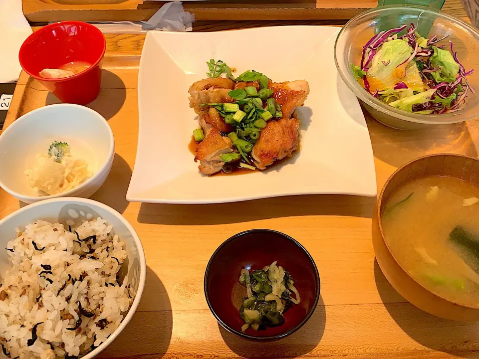 鶏のマーマーレード焼き定食|chamさん