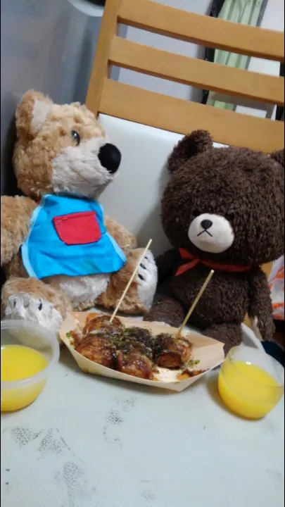 Snapdishの料理写真:たこ焼き上手いね‼️|みーちゃんさん