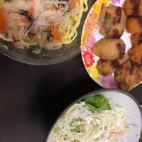 Snapdishの料理写真:惣菜飯|鶏肉たろうさん