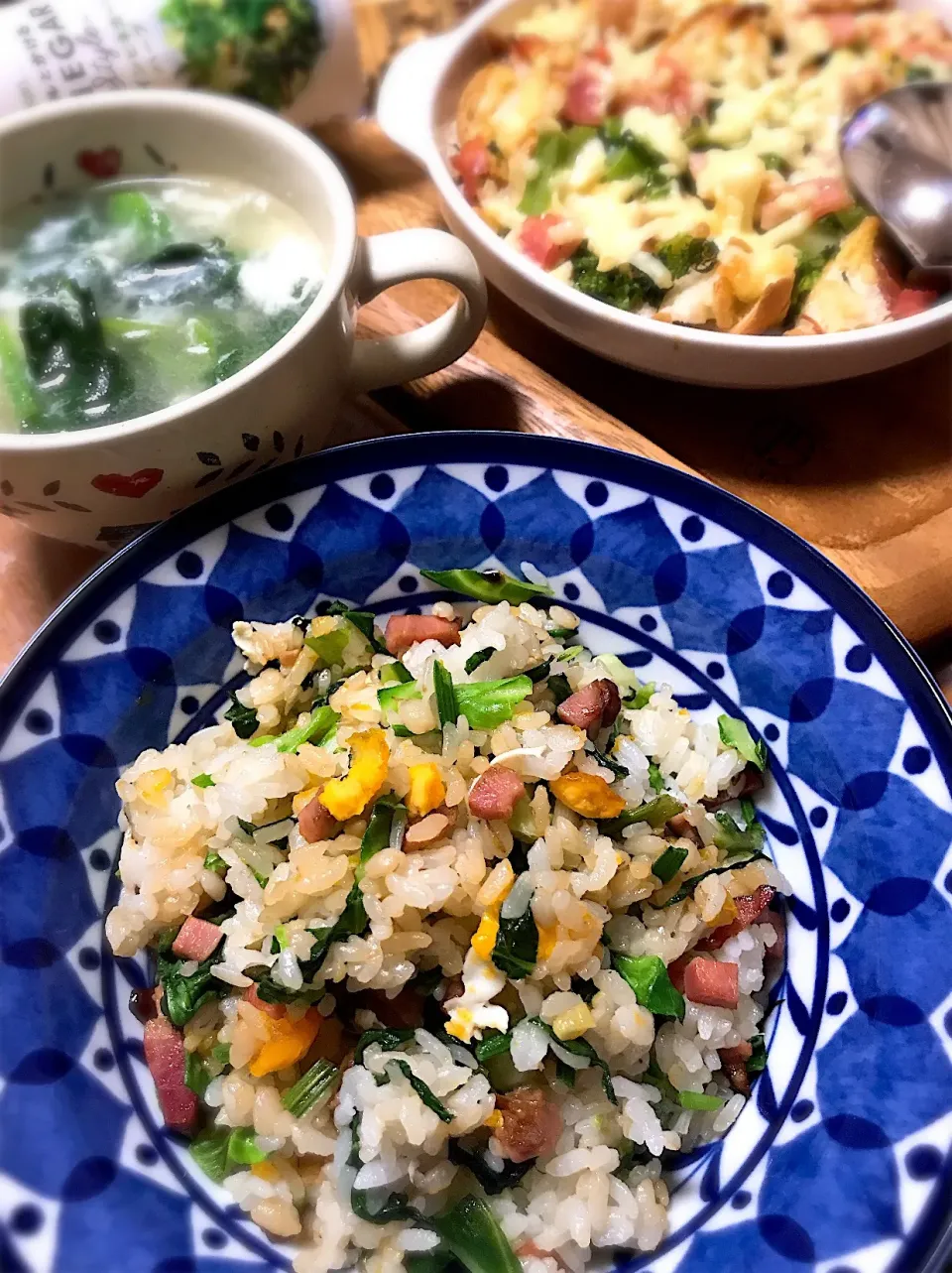 野菜たっぷりチャーハン💓 ある日の晩ごはん☆。.:＊・゜|ばろんさん