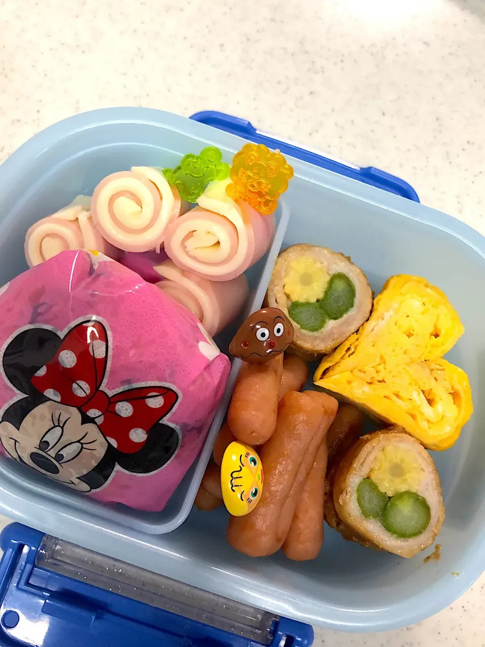 Snapdishの料理写真:幼稚園１日保育初弁当🍙(^^)|youko☆さん