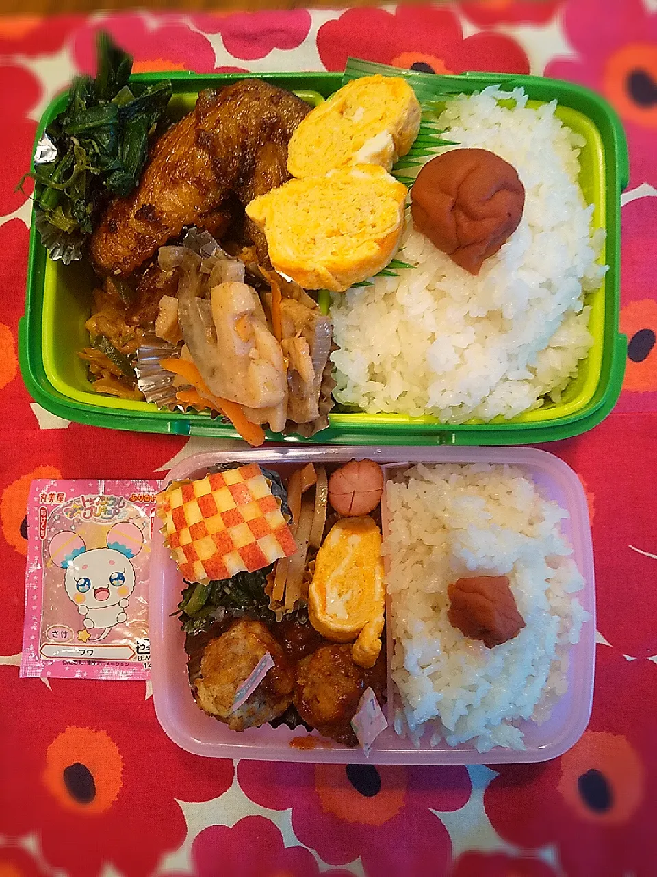 Snapdishの料理写真:4月18日のお弁当|いりごまさん