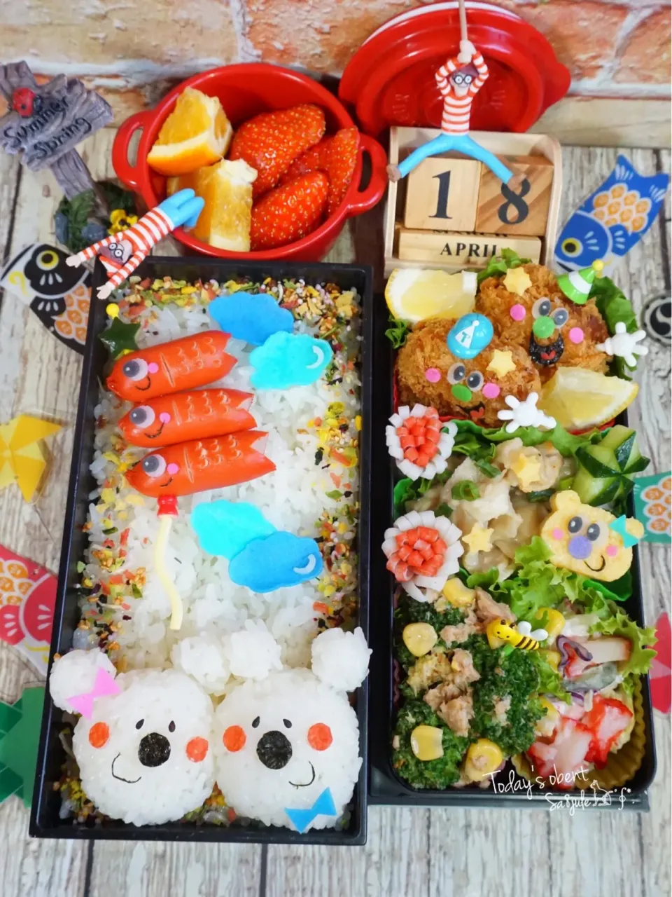 鯉のぼり🎏ぉ弁当⸂⸂⸜(◌′ᵕ‵◌)⸝⸃⸃|La-Jule Sa8さん