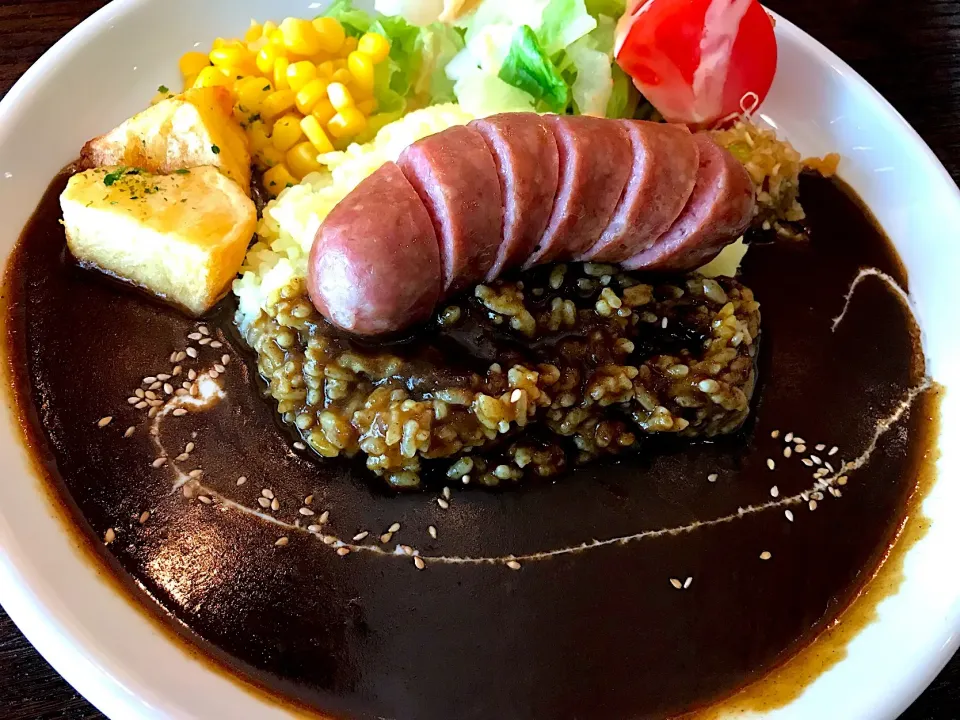 自家製ソーセージカレー🍛 唯我独尊 富良野カレー|ナナさん