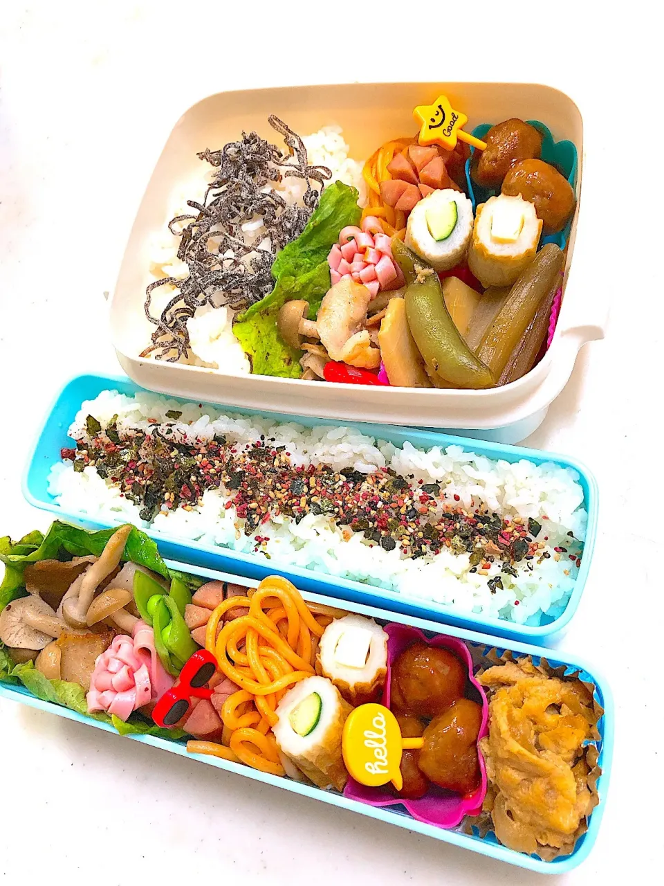 毎日のお弁当 #旦那弁当  #娘弁当|momonokiさん