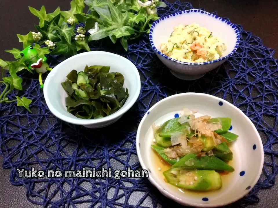 Snapdishの料理写真:夜ご飯～小鉢いろいろ～|cookinyukoさん