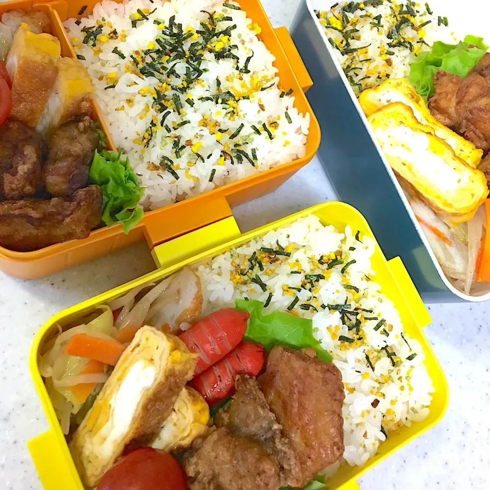 #中学女子弁当  #父ちゃん弁当 #お魚の唐揚げ|よちこさん