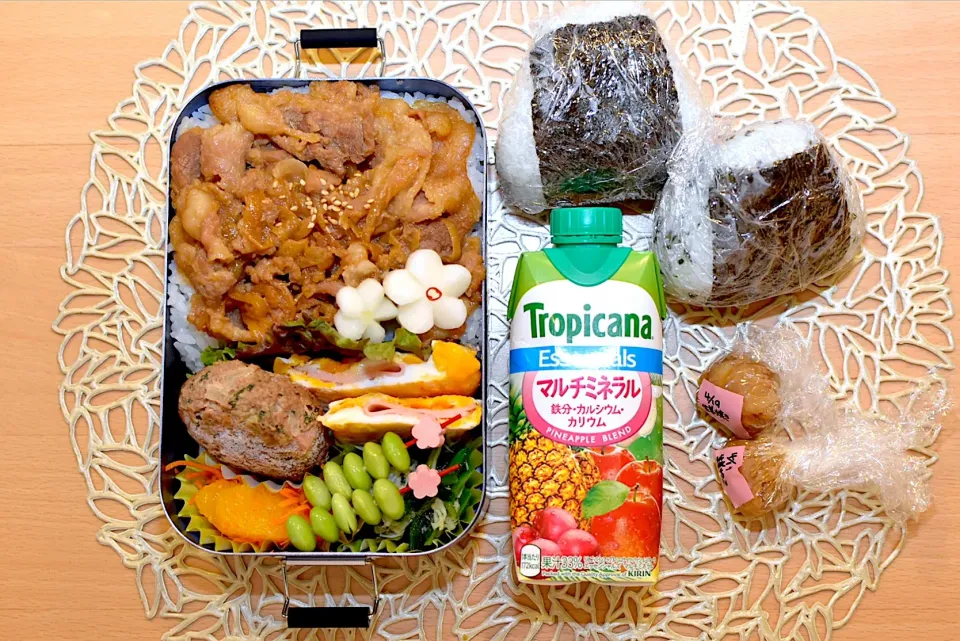 #息子弁当  #高校生弁当  #部活弁当  #作り置き弁当  #お弁当  #下味冷凍  #生姜焼き弁当|dra-kichiさん