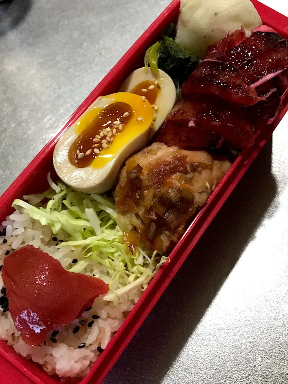 油淋鶏ソースの鶏もも焼き弁当🍱|ちーさん