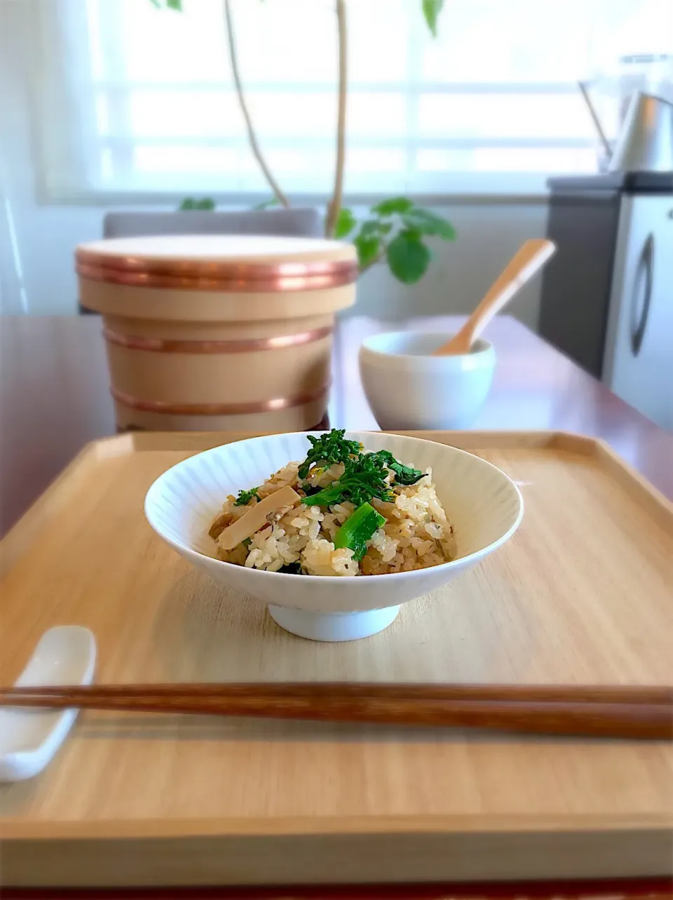 アサリと菜の花の釜飯|かおり🐰さん