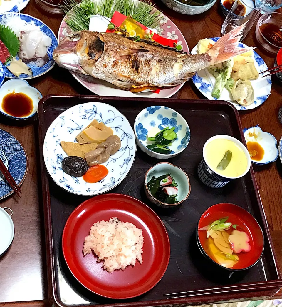 孫のお食い初め|つるひめさん