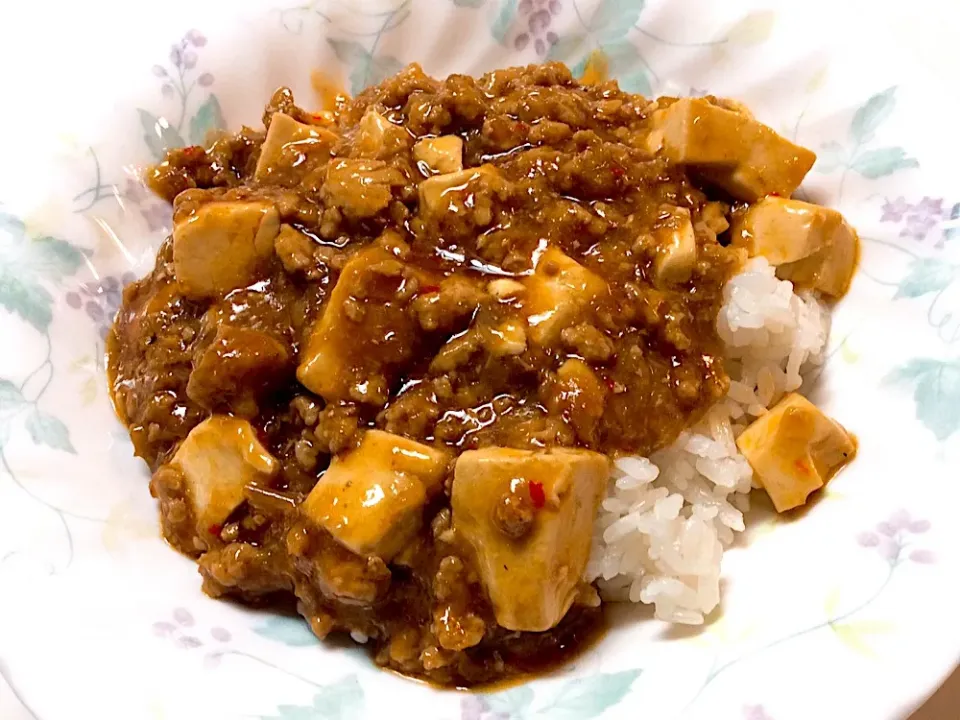 麻婆豆腐丼😋|アライさんさん