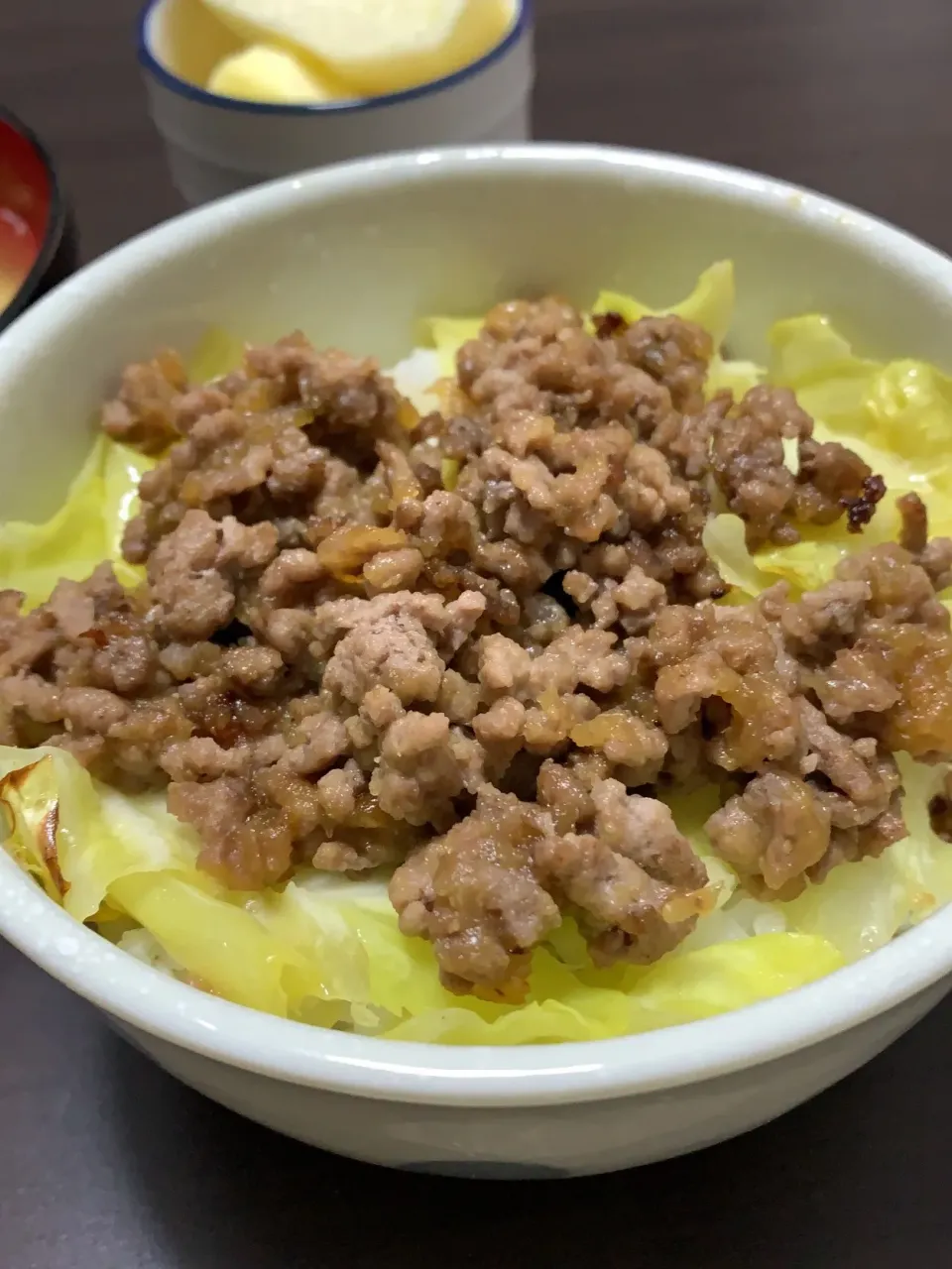 肉味噌がけ丼|ゆかりさん