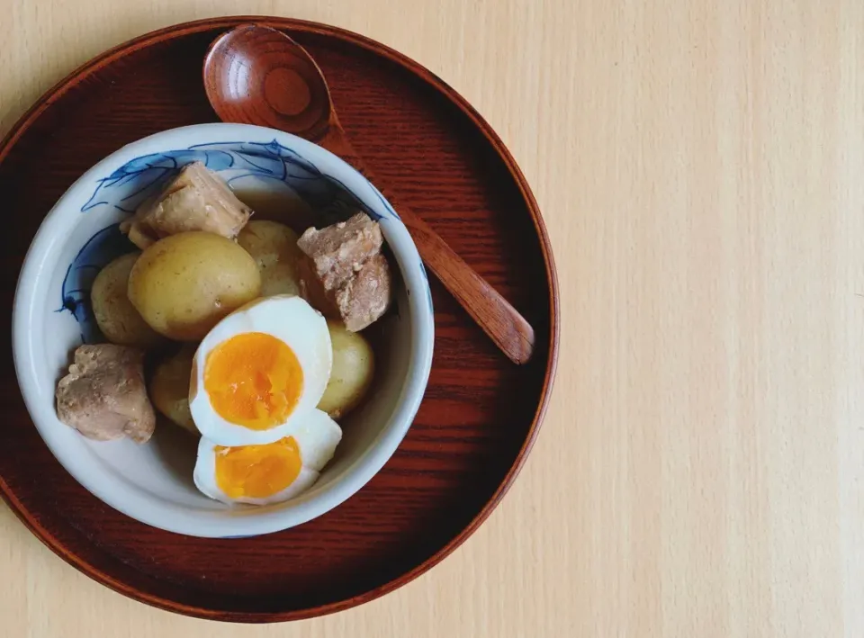 新じゃがの煮物|長谷川さんさん