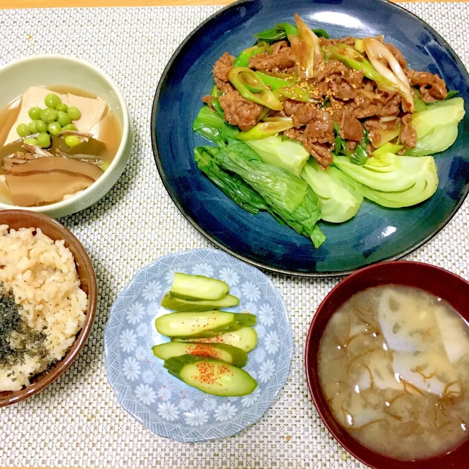 ラム肉のオイスターソース炒め|たけうさん