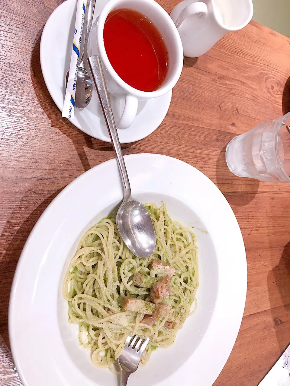 Snapdishの料理写真:ジェノベーゼパスタ🍝|くまお.comさん